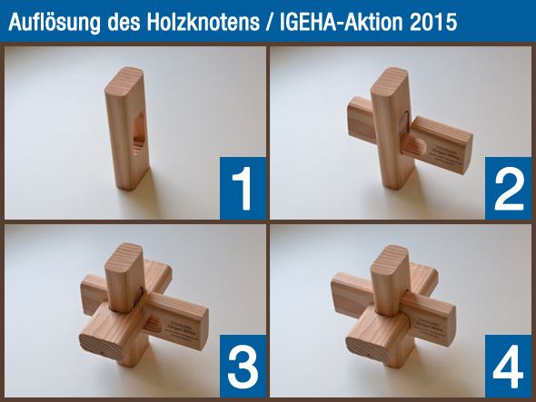 Aufloesung des Holzknotens / IGEHA-Aktion 2015
